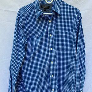 Long sleeved button down.  Banana republic